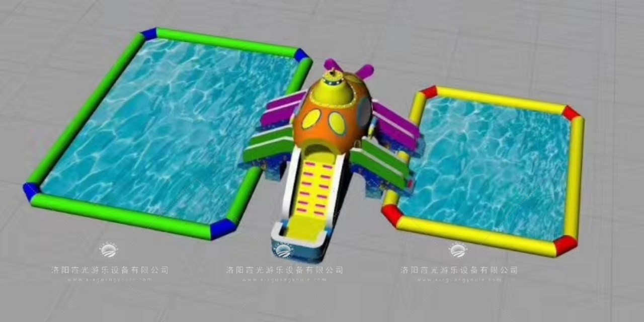 长寿深海潜艇儿童乐园充气游泳池